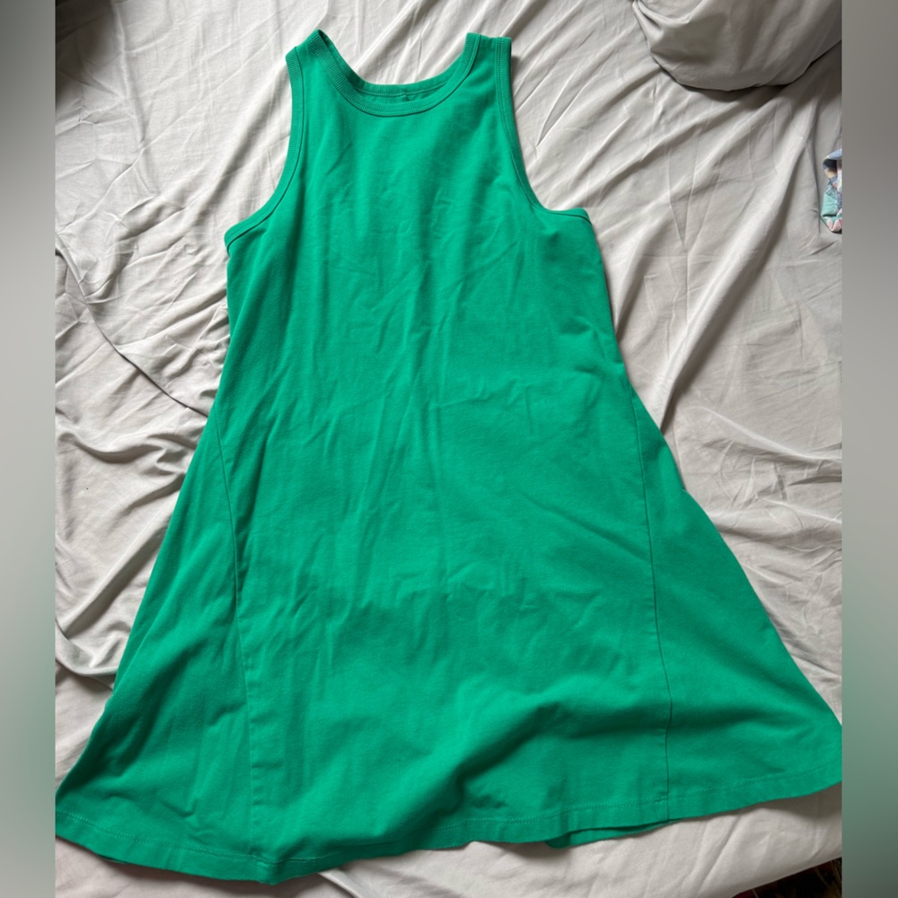 Green Sleeveless Women's Dress